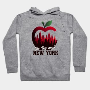 The Big Apple Is New York City Graphic Hoodie